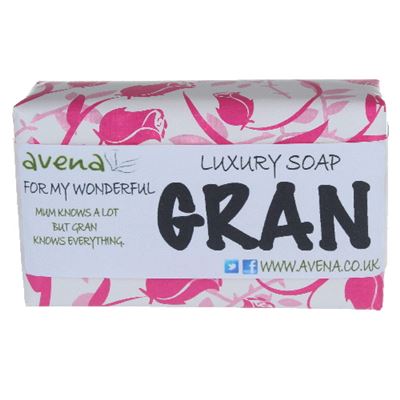 Gift Soap for Gran 200g Quality Lavender Soap Bar